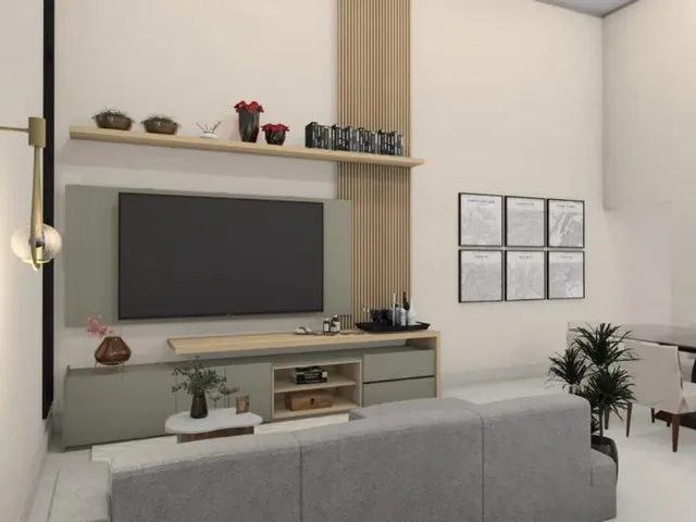 Imagem 8: Casa térrea de alto padrão com 3 suítes, piscina e pé-direito duplo no Renaissance