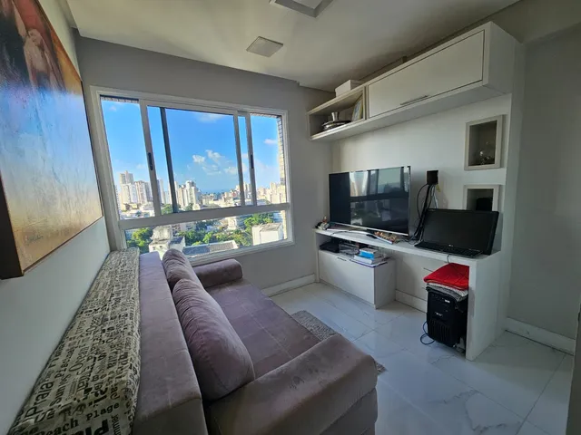 Imagem 14: Graça 108m², suíte master com closet, 3/4, gabinete, vista mar, climatizado, fino