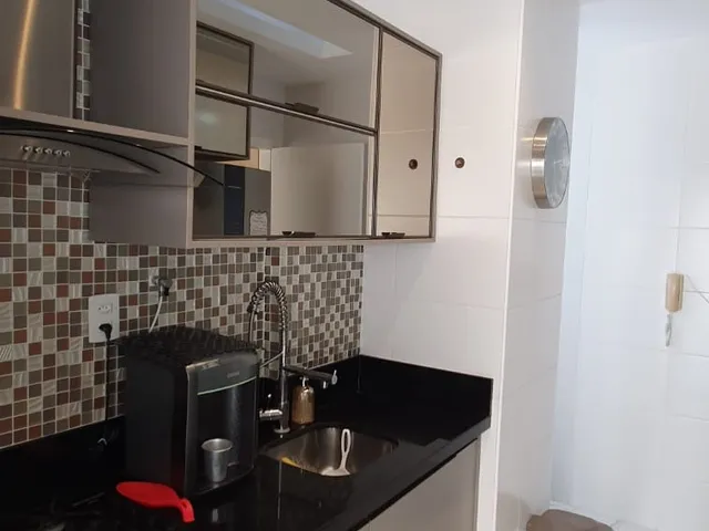 Imagem 1: Mario cravo, 3/4, climatizado, 1 suíte, área de serviço, 89m², gabinete, varanda