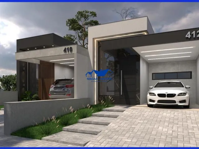 Imagem 3: Casa moderna em estilo contemporâneo com 76 m², 2 dormitórios, 2 vagas sendo 1