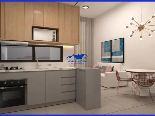 Imagem 6: Casa moderna em estilo contemporâneo com 76 m², 2 dormitórios, 2 vagas sendo 1