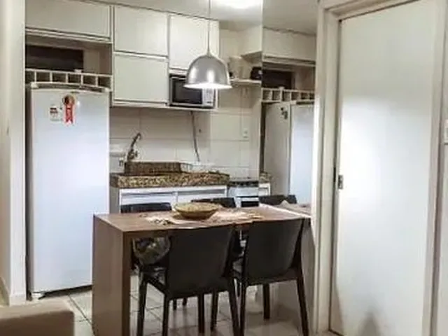 Imagem: O apartamento possui 1 Dormitório, Acomodam 4 pessoas, 1