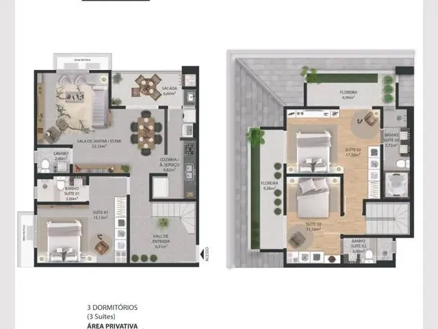 Imagem 7: Apartamento Duplex 3 Dormitórios