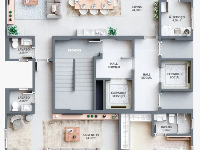 Imagem 2: Apartamento À Venda no Bairro Castelo Branco - Itapema/Sc