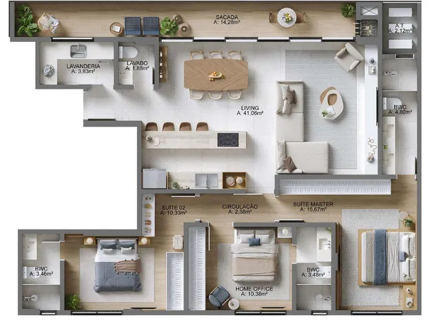 Imagem 3: Apartamento Residencial em Itajaí - Sc, Cabeçudas