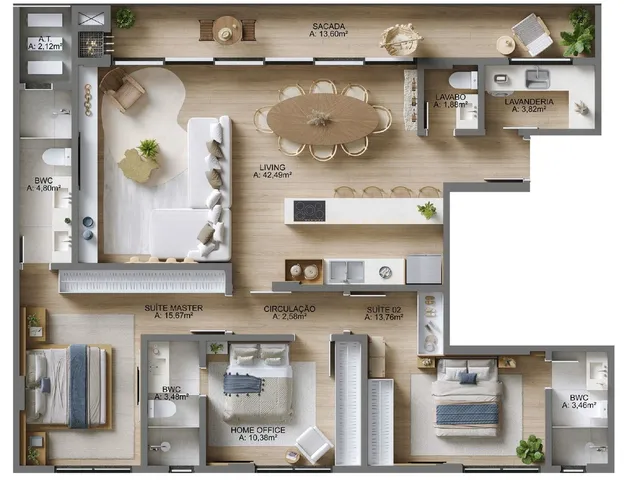 Imagem 4: Apartamento Residencial em Itajaí - Sc, Cabeçudas