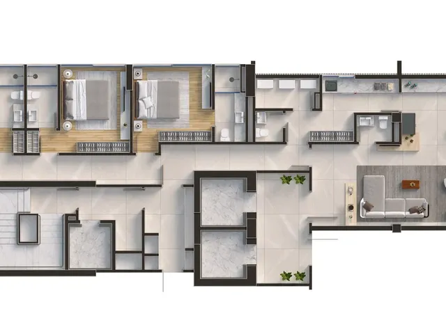 Imagem 5: Edify One Apartamento com 6 dormitórios