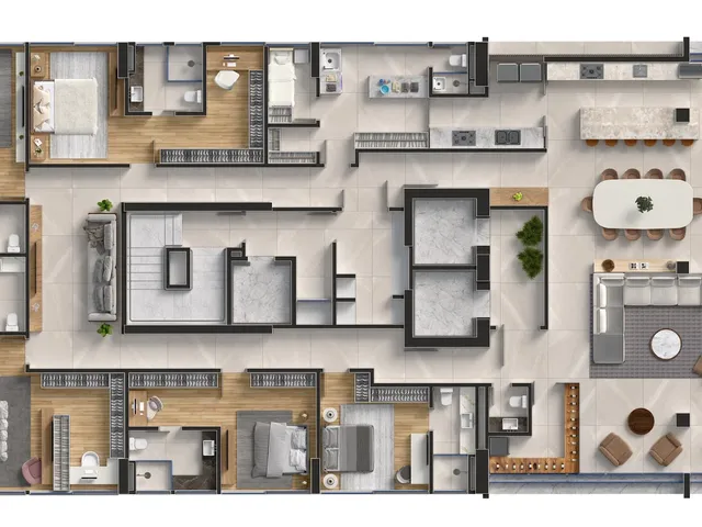 Imagem 11: Edify One Apartamento com 6 dormitórios