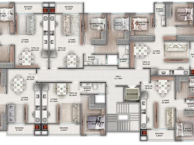 Imagem 4: Otelo Residence Apartamento com 2 dormitórios