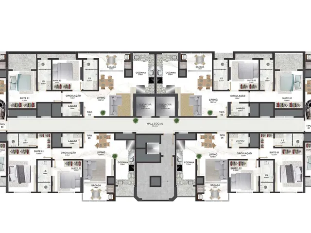 Imagem 2: Blanc Residence Apartamento com 2 dormitórios