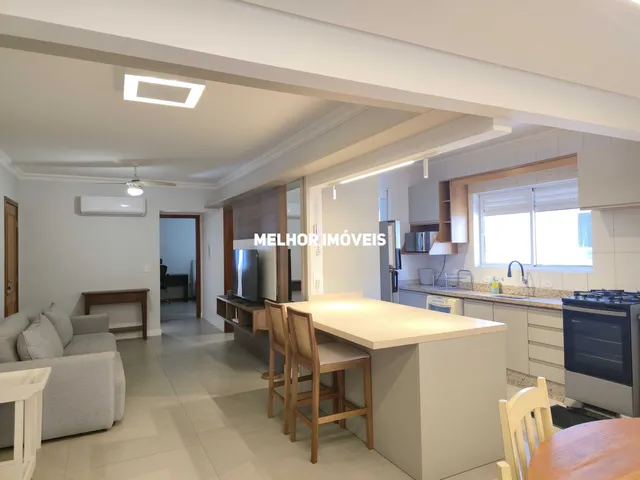 Imagem 10: Locação anual apartamento com sacada integrada com churrasquira á carvão