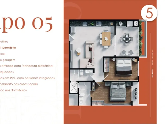 Imagem 8: Cartagena Apartamento com 3 dormitórios