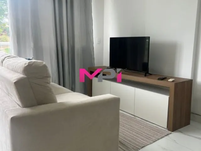 Imagem: O apartamento possui 1 Dormitório, 1 Suíte, 2 Banheiros,
