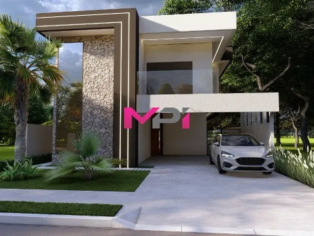 Imagem: A casa em condomínio possui 3 Dormitórios, 2 Suítes, 4
