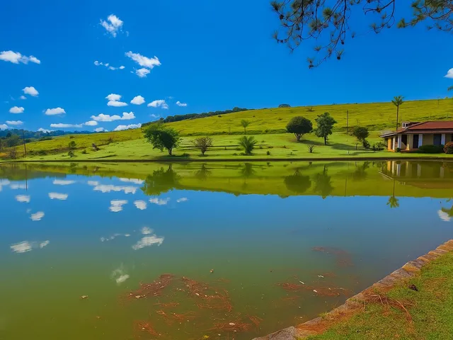 Imagem: Sitio com Lago, 5 Alqueires Bragança Paulista