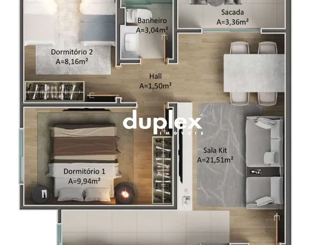 Imagem 12: APARTAMENTO 2 DORMITÓRIOS COM ENTRADA PARCELADA EM 84X EM SÃO JOSÉ