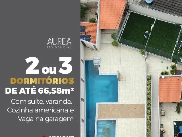 Imagem 1: Áurea Residencial Apartamentos 2 e 3 Quartos com Suíte, Varanda, Vaga e Lazer Completo