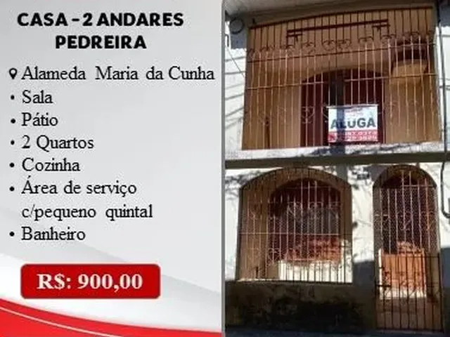 Imagem: Casa de Dois Pavimentos na Pedreira