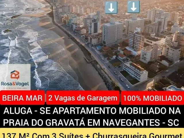 Imagem: Aluga - Se Apartamento Mobiliado no Ocean