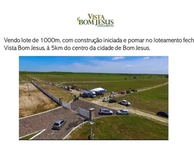 Imagem: Terreno para Chácara em Loteamento Fechado