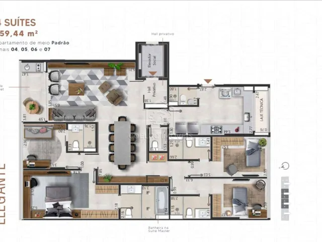 Imagem 14: SQSW 500 4 SUITES COM 3 VAGAS E LAZER ESPETACULAR DESCONTO ESPECIAL A SER CONCEDIDO