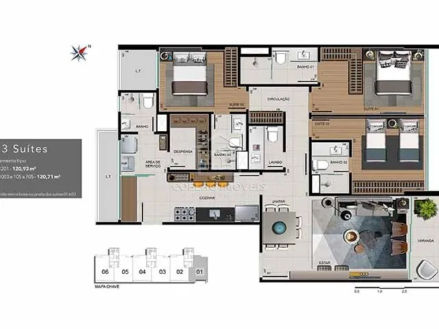 Imagem 6: Rua 36 Sul Residencial 336 Novo 3 SUÍTES 2 Vagas E LAZER ÁGUAS CLARAS