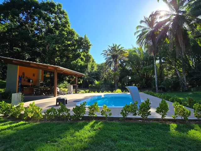 Imagem 12: Maravilhosa casa 4 quartos + Edícula com suíte, Estilo Sítio, Área verde ampla