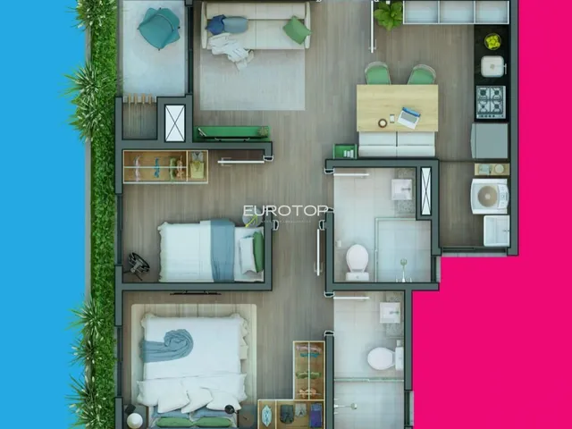 Imagem 1: Apartamento 2 Dormitórios com Suíte !