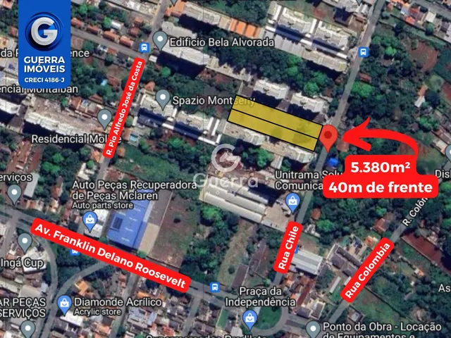 Imagem 1: Terreno à venda ZR3 na Rua Chile em Maringá