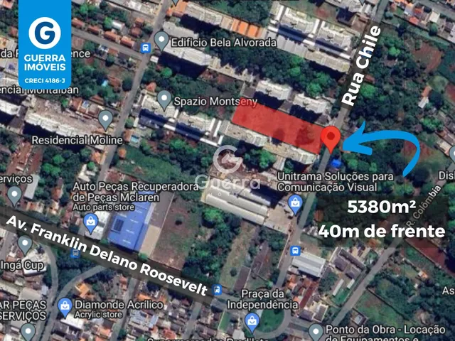 Imagem 2: Terreno à venda ZR3 na Rua Chile em Maringá