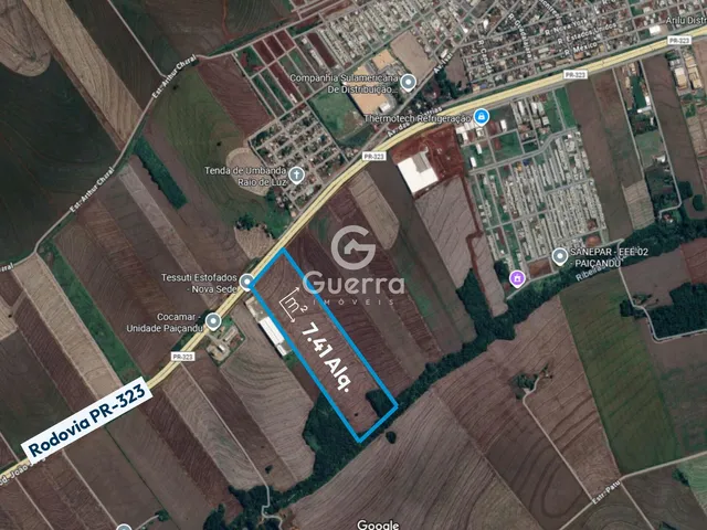 Imagem: Área Rural/Urbano em Paiçandu-Pr