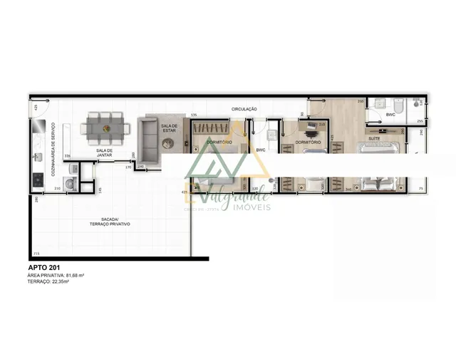 Imagem 11: Apartamento Padrão Lançamento em Pinhais