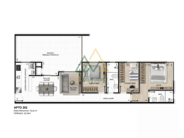 Imagem 6: Apartamento Padrão Lançamento em Pinhais