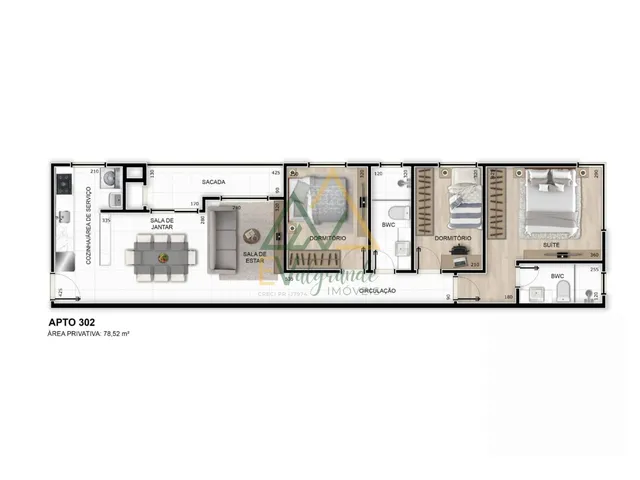 Imagem 7: Apartamento Padrão Lançamento em Pinhais