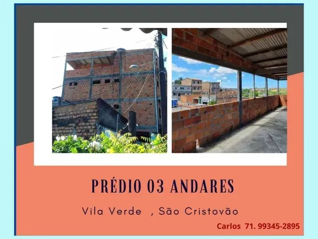 Imagem 1: Prédio 3 Andares , 9 Quartos, 04 Suítes, Jardim Vila Verde, Laje Coberta, São