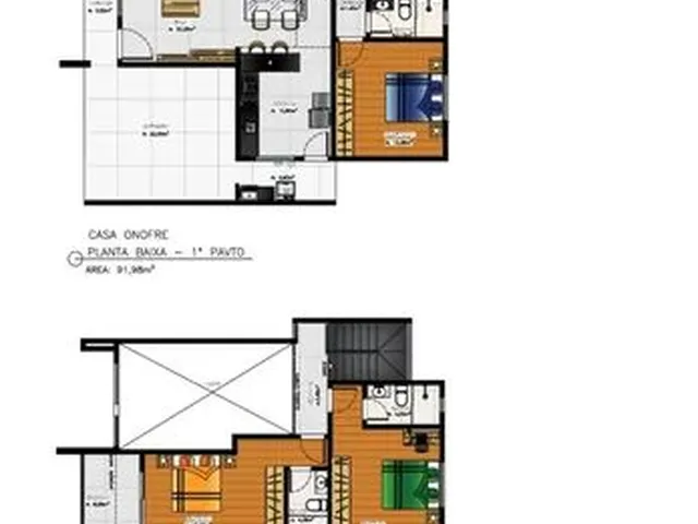 Imagem 4: Vendo Casa 2 Andares com 3 Quartos Sendo 2 Suítes Lazer com Spa e Área Gourmet