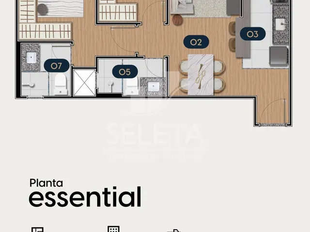 Imagem 15: Restam apenas 19 Apartamentos à venda, na Verde e Amarela Neva, CASCAVEL - PR