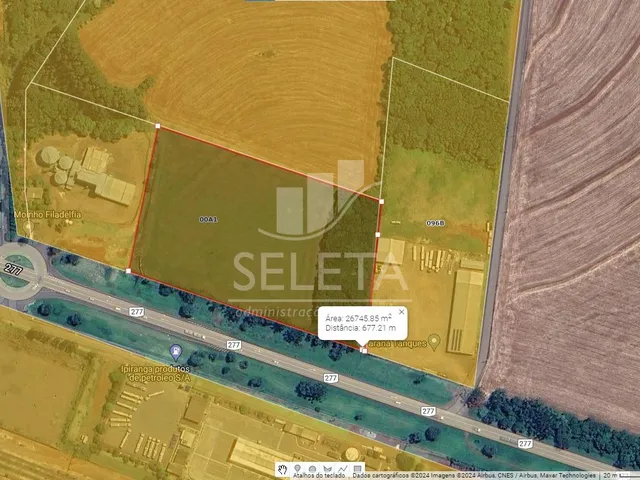 Imagem 7: Área Industrial à venda, com 230m de frente BR 277 e 26.744. CASCAVEL - PR