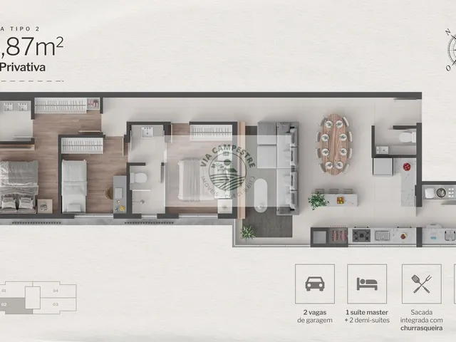 Imagem 5: Apartamento lançamento no Anita Garibaldi