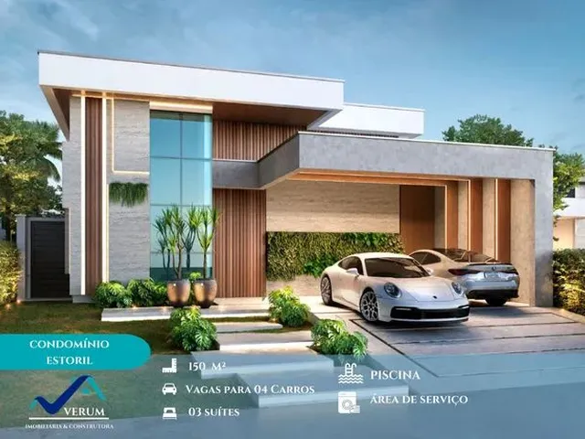 Imagem 1: Av. das Torres, Cond. Estoril, Casa Térrea, 03 Suítes, Terreno + Planta Personalizada