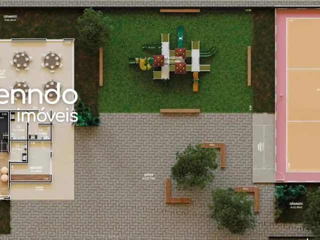 Imagem 3: Lote no Condomínio Residencial Casa Benedetta em Cascavel - PR