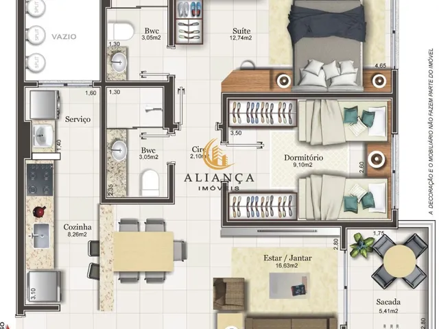 Imagem 12: Apartamento em Campinas, São José/SC