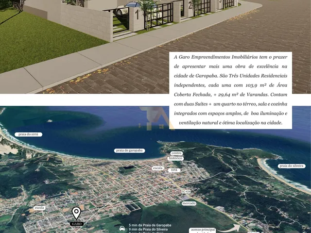Imagem 5: Sobrado moderno com duas suítes e espaço integrado no Parque Garopaba Sul