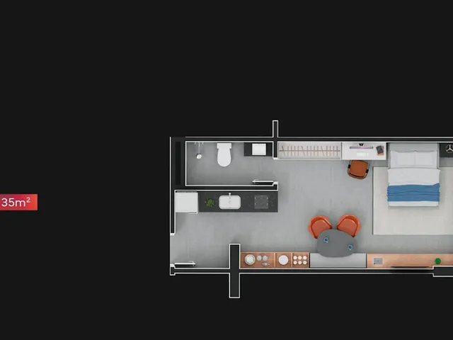 Imagem 13: Studios à venda no Edifício Liv Sintonia, 35 m2 à partir de R$348.371,11