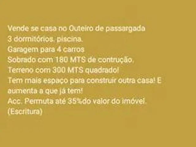 Imagem: A casa em condomínio possui 3 Dormitórios, 2 Banheiros, 4