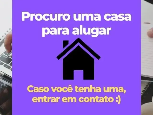 Imagem 1: Preciso de Uma Casa para Alugar Urgente