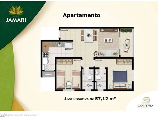 Imagem 7: 2 Quartos com Suíte e Varanda em Marechal Rondon
