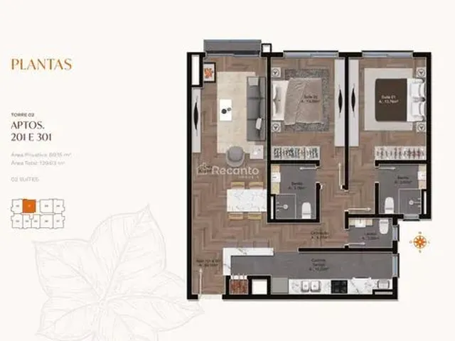 Imagem 14: Apartamento em Construção 1 Suíte 60M² - Gramado - Rs