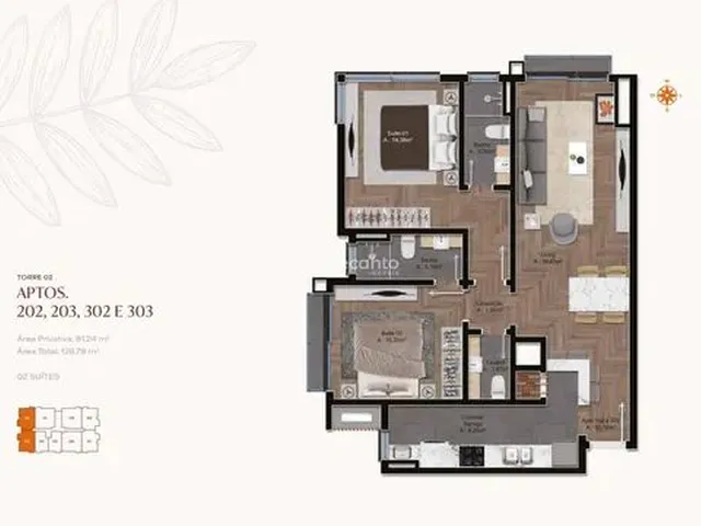 Imagem 15: Apartamento em Construção 1 Suíte 60M² - Gramado - Rs