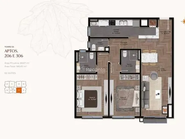 Imagem 9: Apartamento em Construção 1 Suíte 60M² - Gramado - Rs